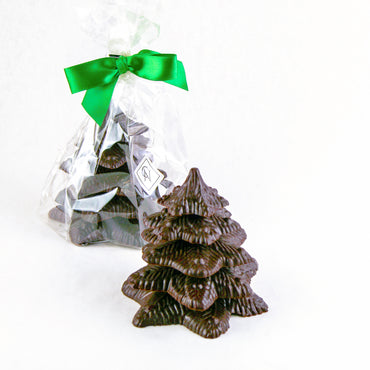 Dark chocolate christmas tree by Christopher Norman Chocolates