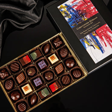 24 Pieces Gift Box of Dark, Milk, and White Chocolates
