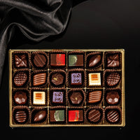 24 Pieces Gift Box of Dark, Milk, and White Chocolates