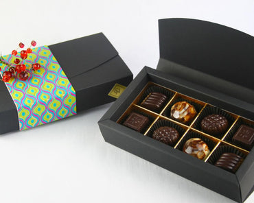 8 pieces luxury chocolate box by Christopher Norman