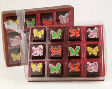 Chocolate Butterflies (box of 12) by John Down
