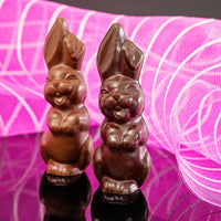 Large Laughing Bunnies [Dark and Milk Chocolate]