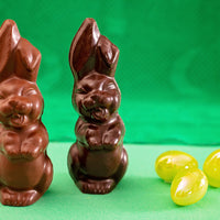 Large Laughing Bunnies [Dark and Milk Chocolate]
