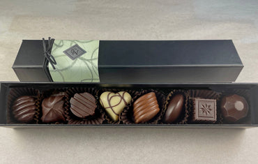 Linear 8 Piece Chocolate Box by Christopher Norman