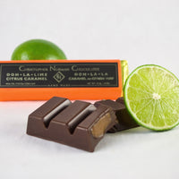 Oh La La Lime Dark Chocolate Citrus Bar by Christopher Norman