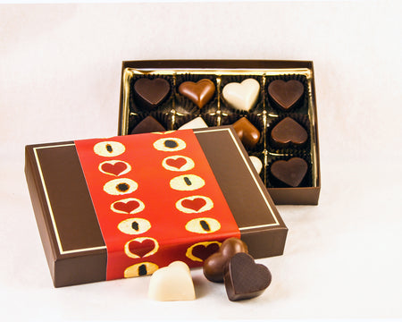 12 Pieces Valentine Chocolate Box