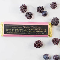Chocolate Berries Vegan bar by Christopher Norman Chocolate
